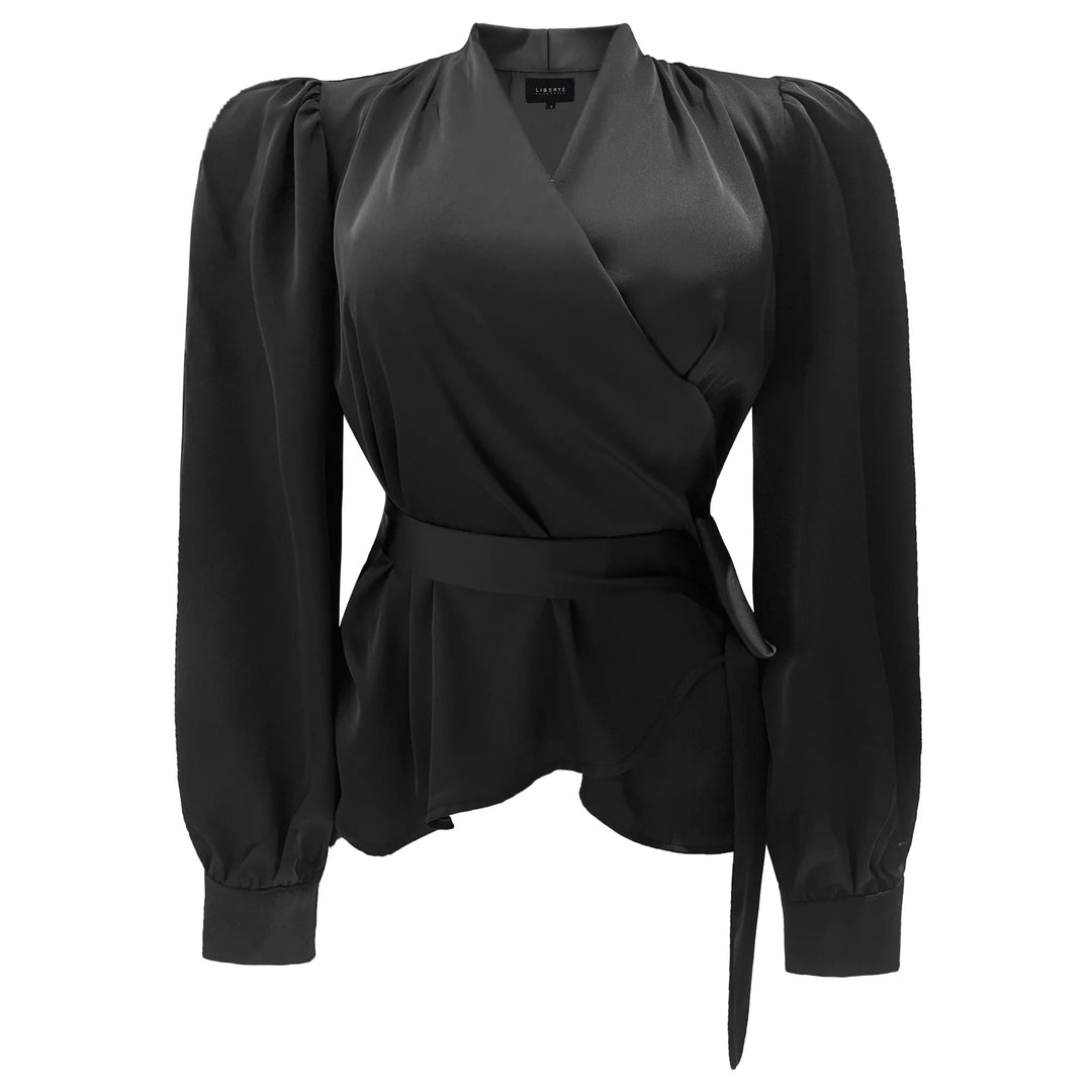 Kiki ls wrap blouse