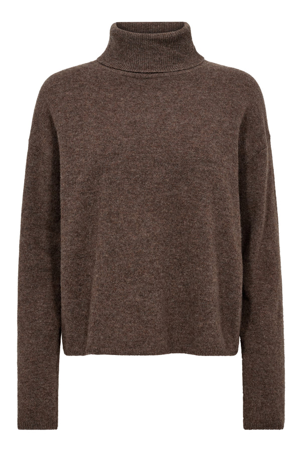 Merino knit rollneck
