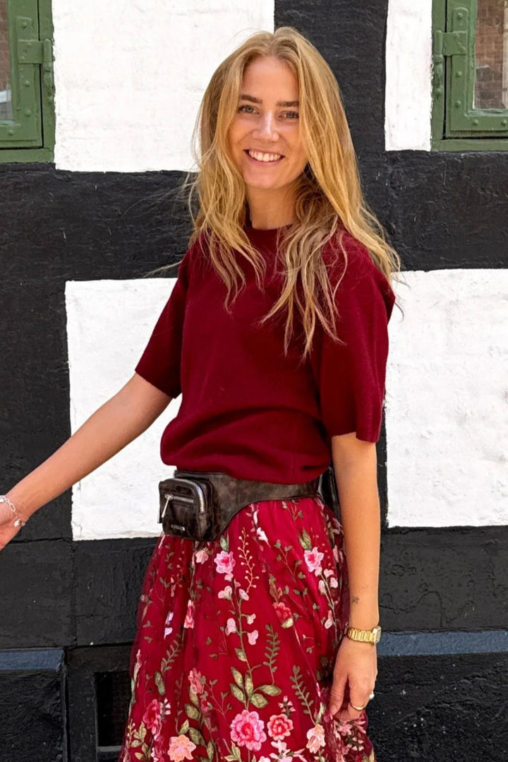 Merino knit pullover