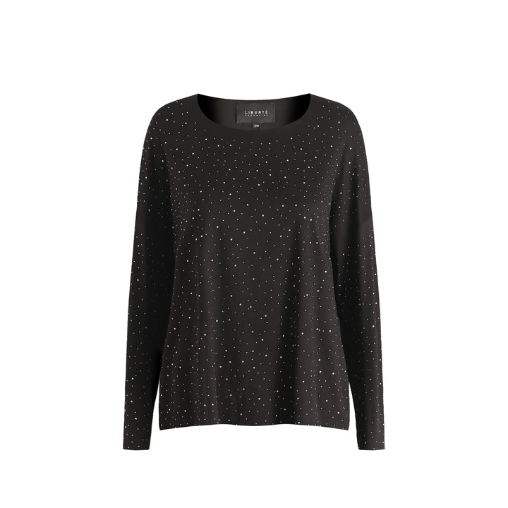 Alma ls top black simili