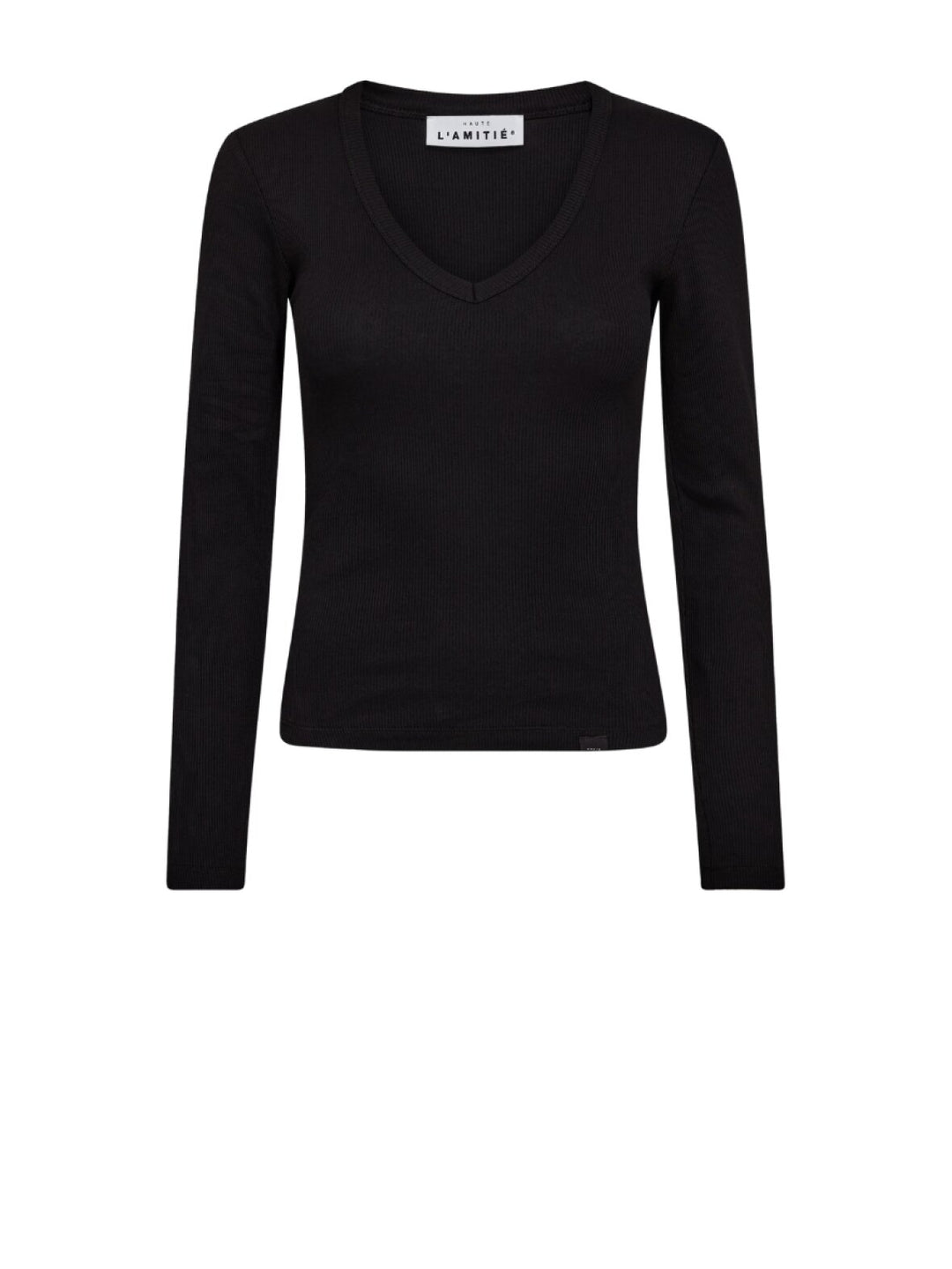 Deep V ls rib acid tee