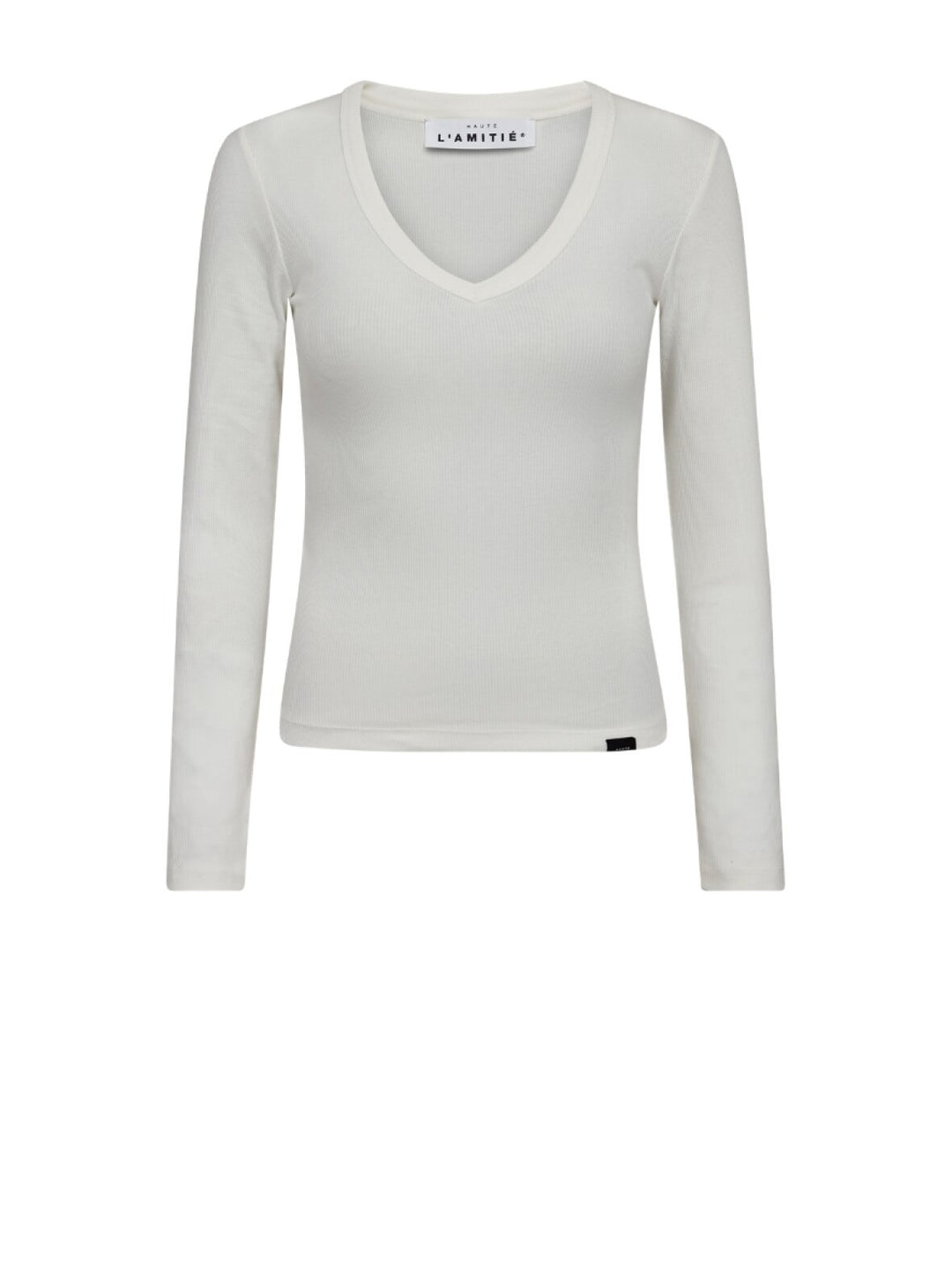 Deep V ls rib acid tee