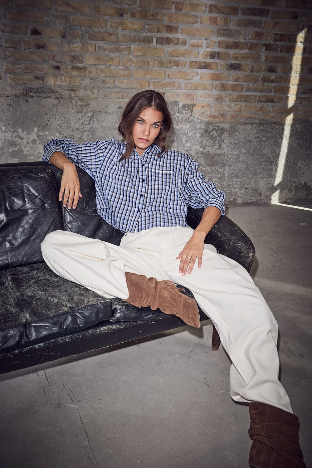 Isolde check shirt