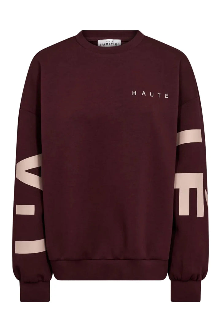 Maxi split logo sweat