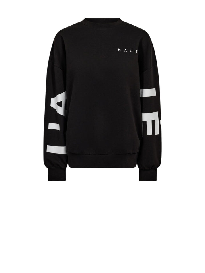 MAxi split logo sweat