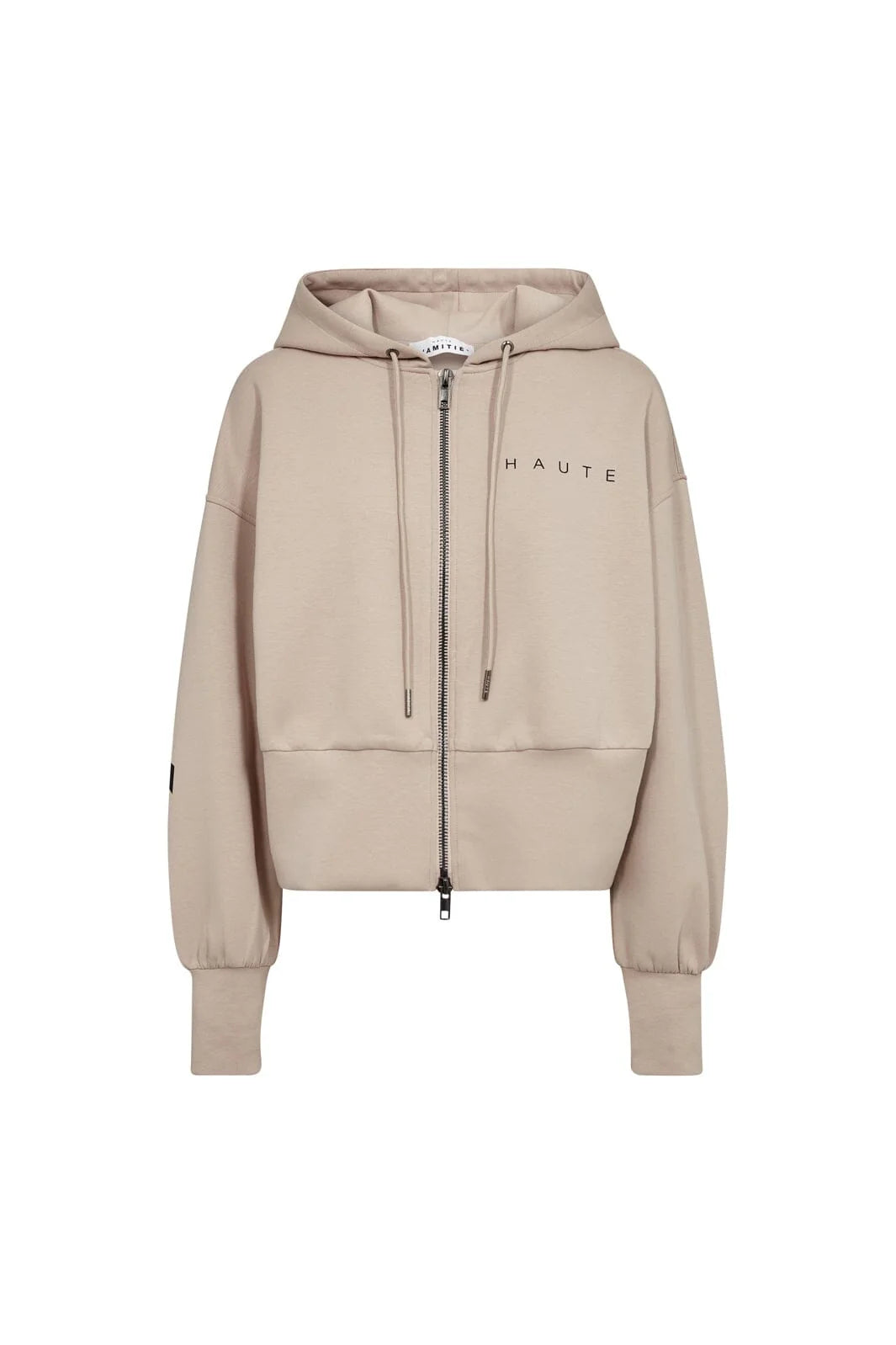 Maxi split zip hoodie