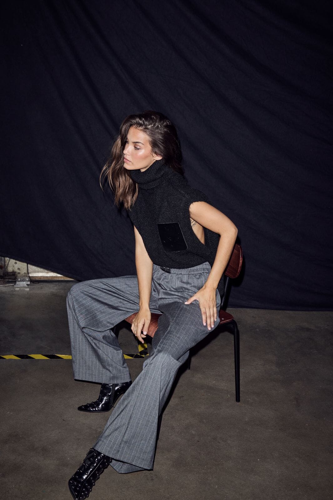 Pin tailor track pant