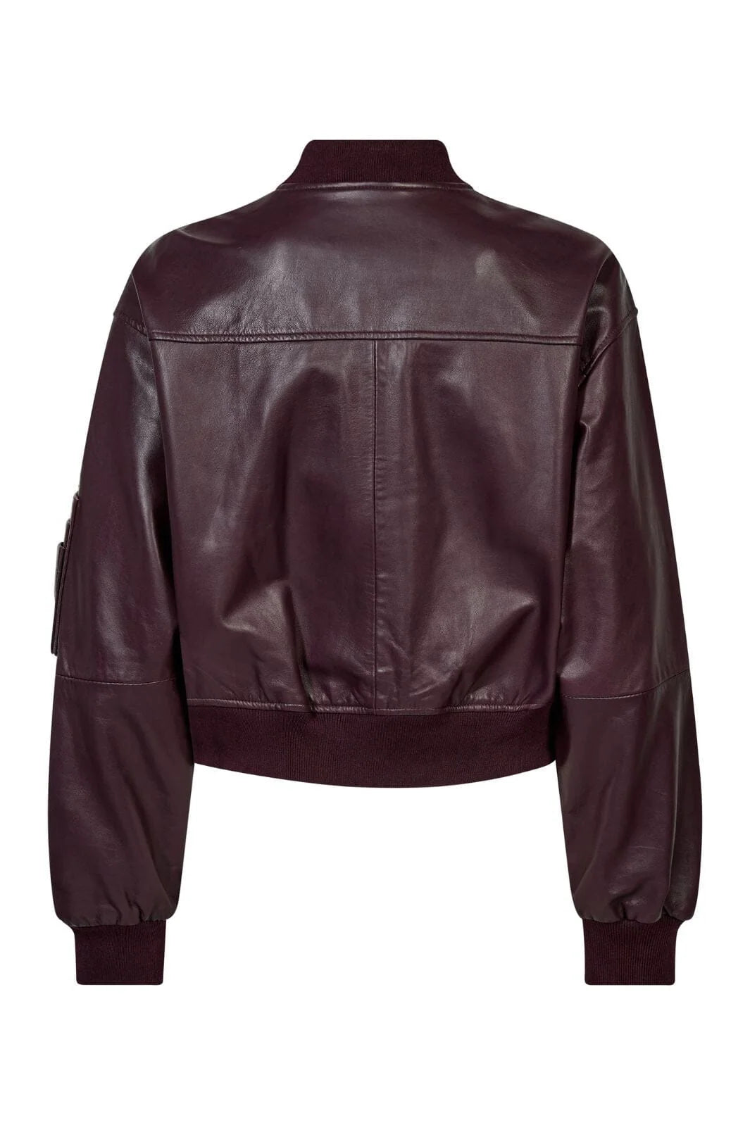yasmin leather bomber