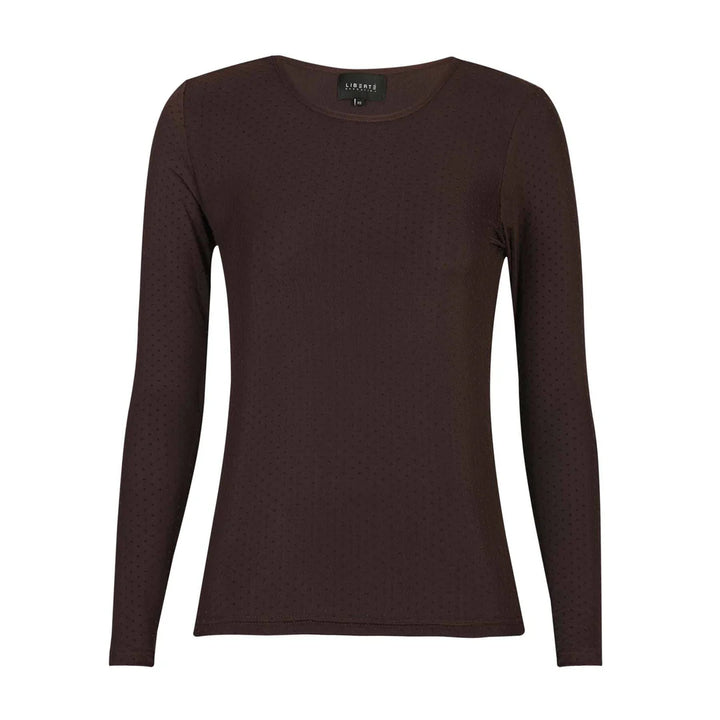 Mesh ls tshirt dot