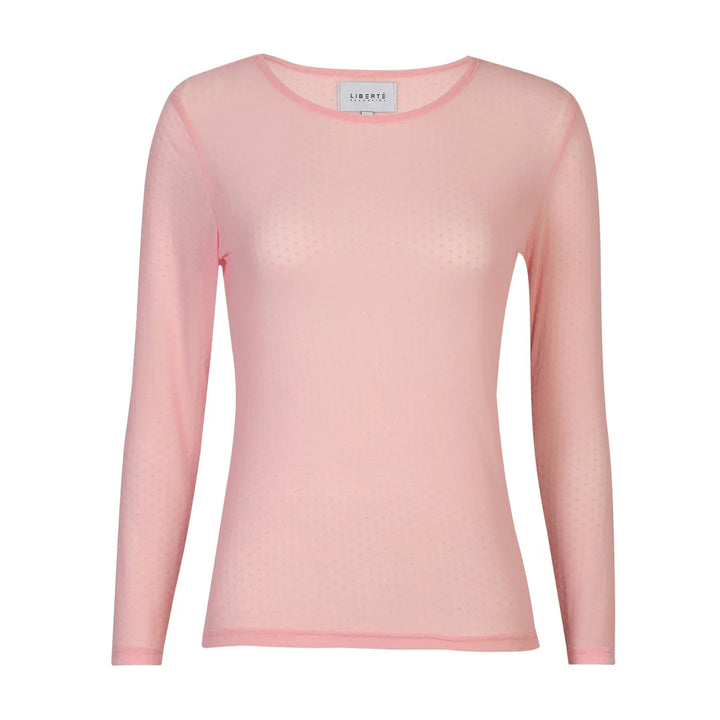 Mesh ls tshirt dot